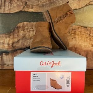 Wonder Nation Suede Brown Toddler Boots Size 7